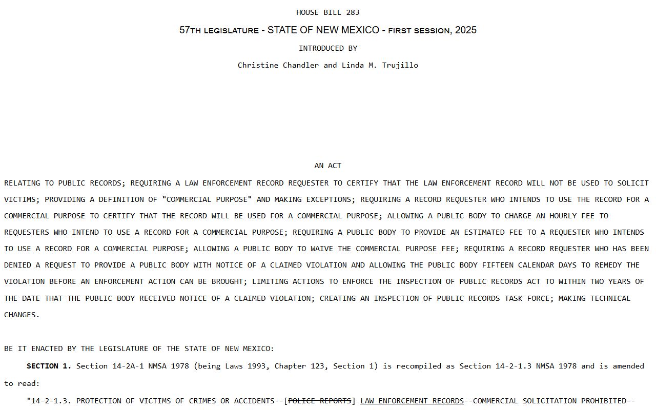 Lincoln County District Court Clerk records IPRA procedure