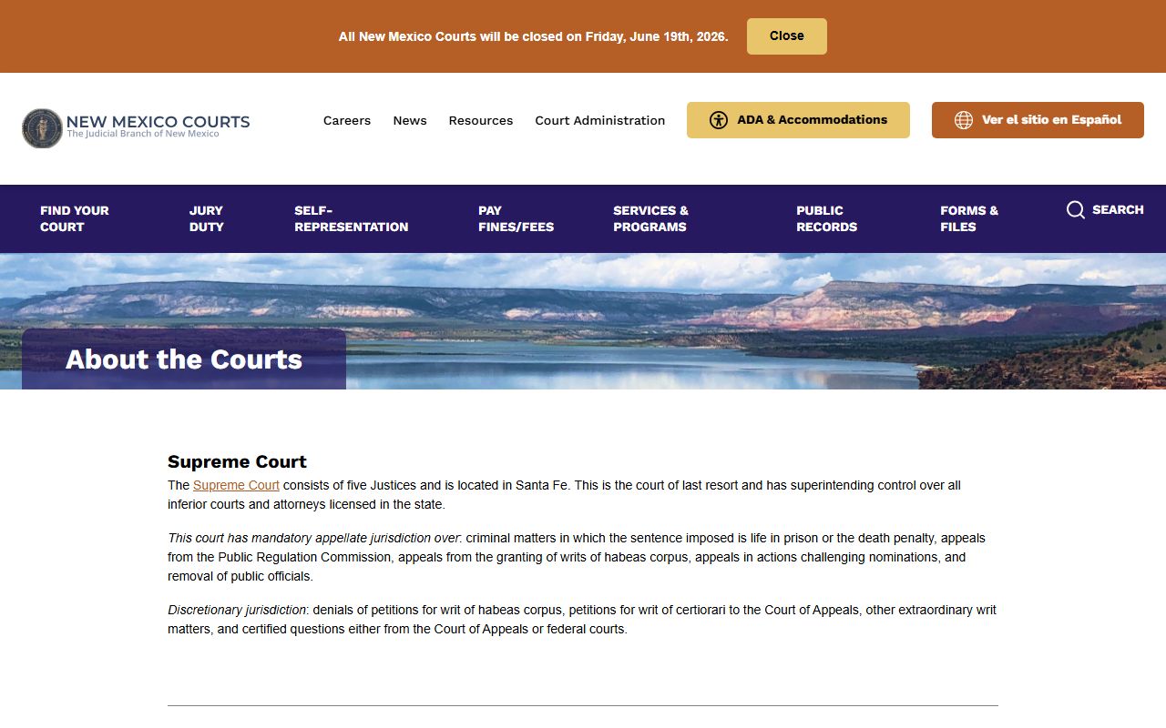 Lincoln County court records New Mexico court hierarchy