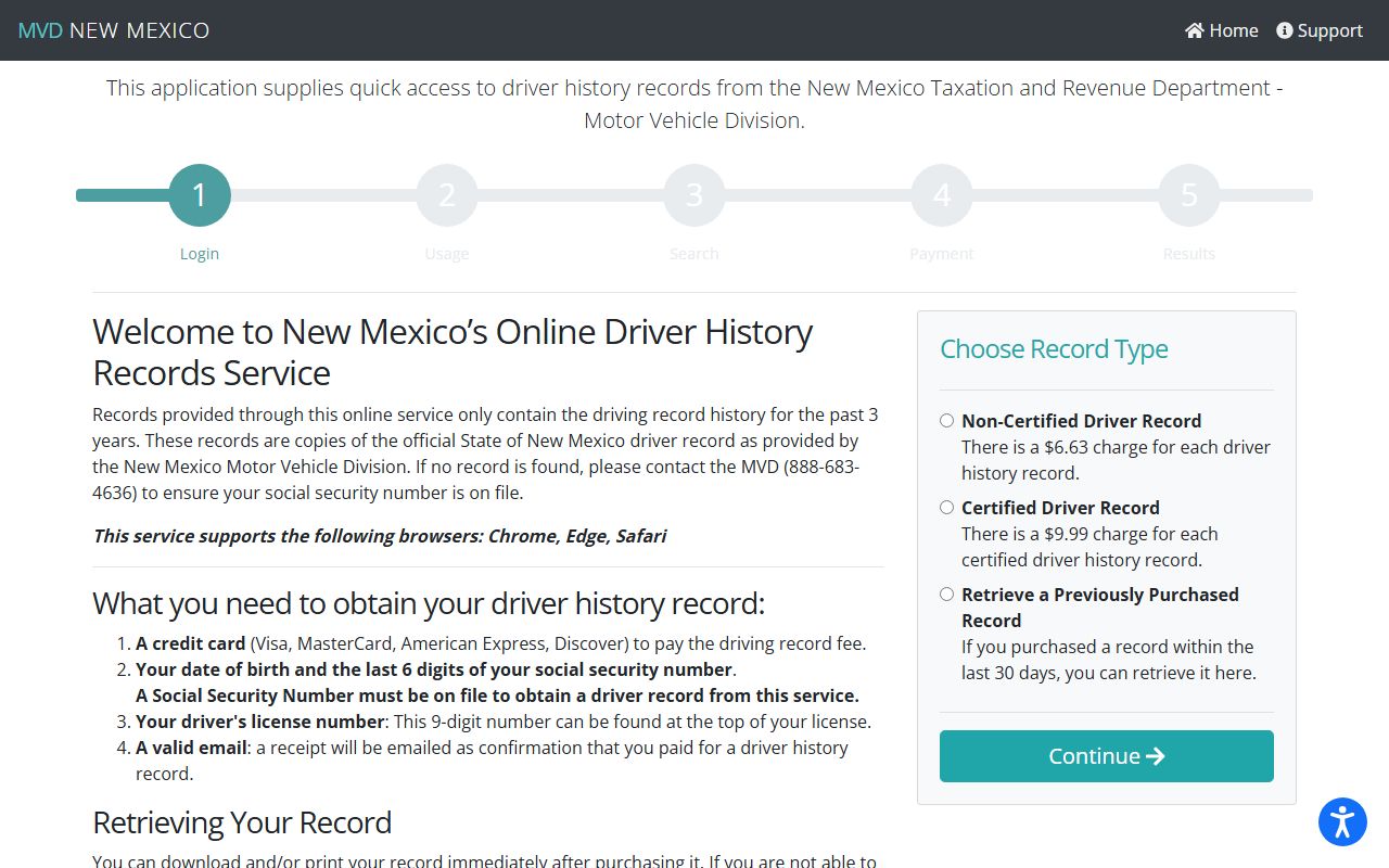 Lincoln County traffic court records MVD individual driver history